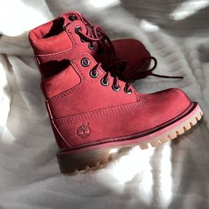 Burgundy Timberland